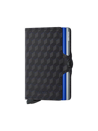 SECRID | Portefeuille - Twinwallet Optical Twin Titanium Blue