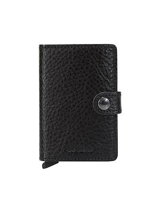 SECRID | Porte-monnaie - Miniwallet Tanné Végétal Noir/Noir