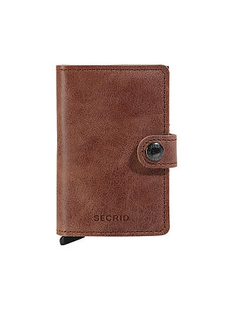 SECRID | Portefeuille - Miniwallet VINTAGE MINI Cognac Brown