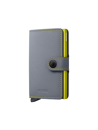 SECRID | Porte-monnaie - Miniwallet Matte Mini Grey&Lime