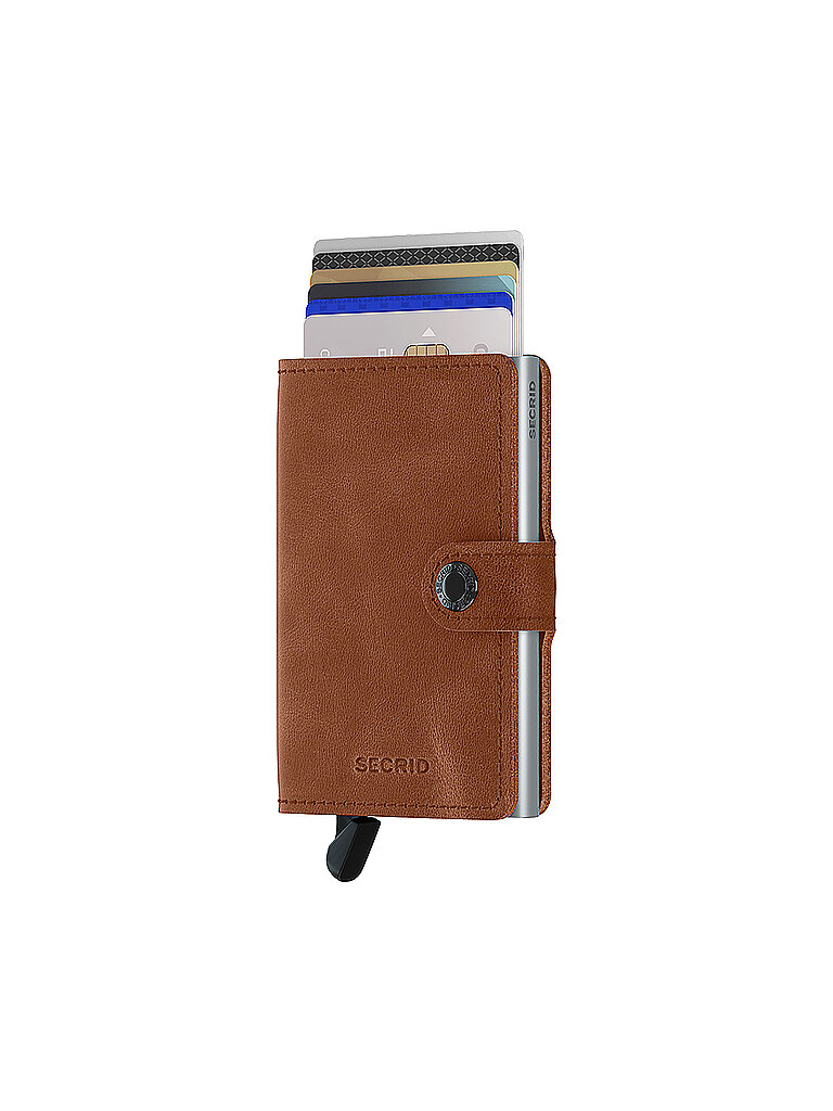 Portefeuille - Miniwallet Vintage cognac marron