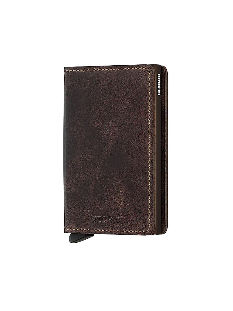 Portefeuille - Slimwallet Vintage chocolate marron