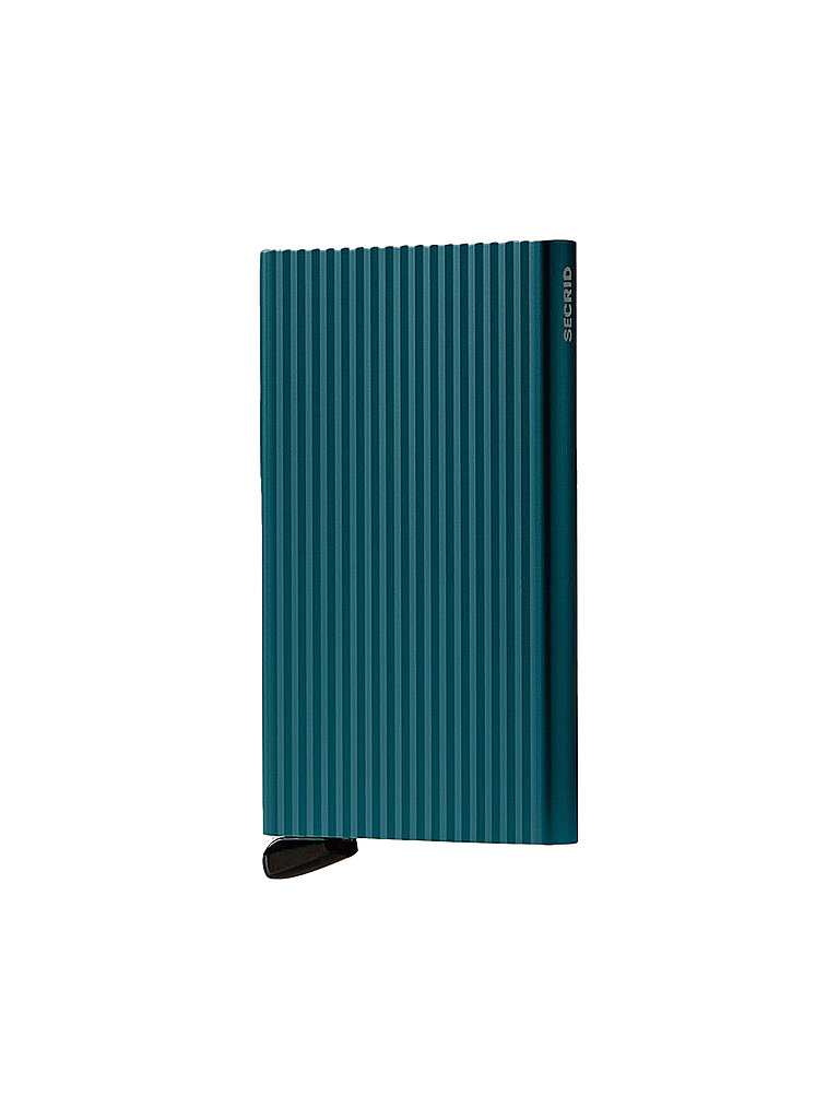 Portefeuille PREMIUM CARDPROTECTOR + FLUTED Teal pétrole