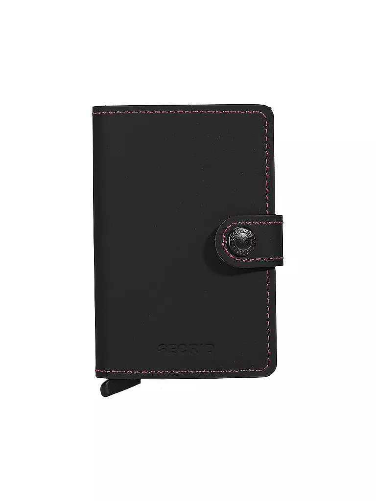SECRID | Geldbörse - Miniwallet MATTE Mini black fuchsia  | Noir