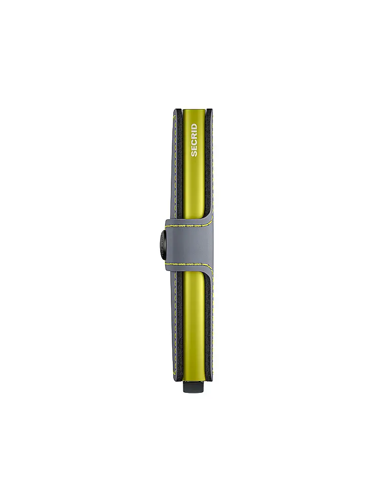 SECRID | Porte-monnaie - Miniwallet Matte Mini Grey&Lime | 
