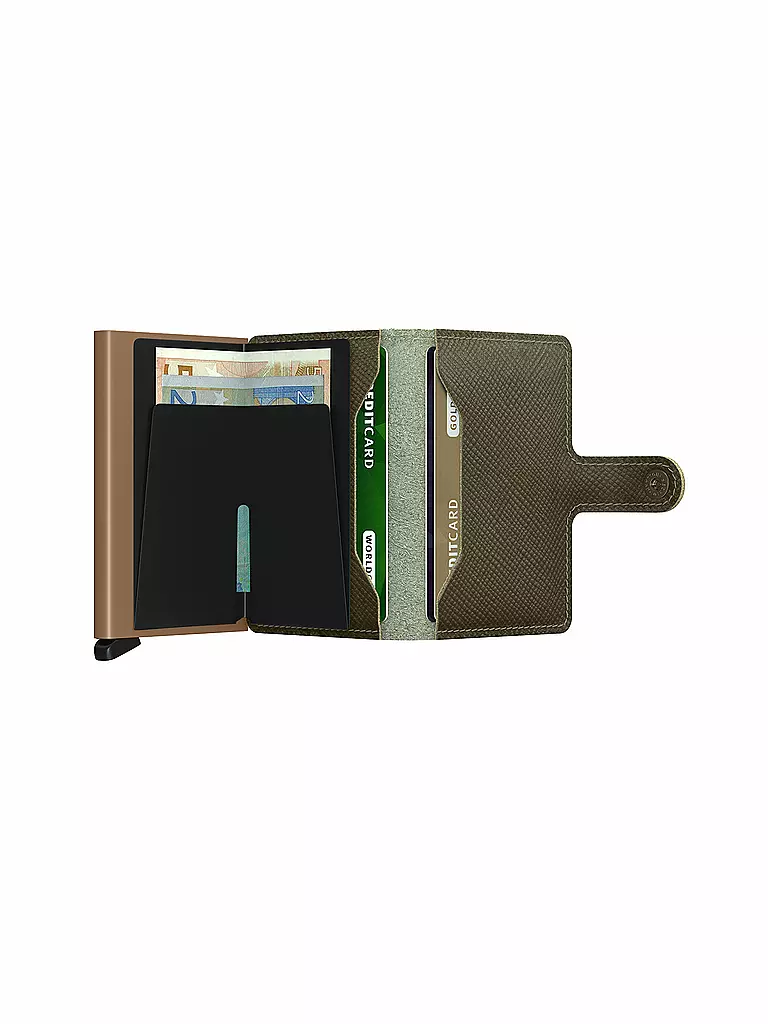 SECRID | Porte-monnaie - Miniwallet Saffiano Olive | olive