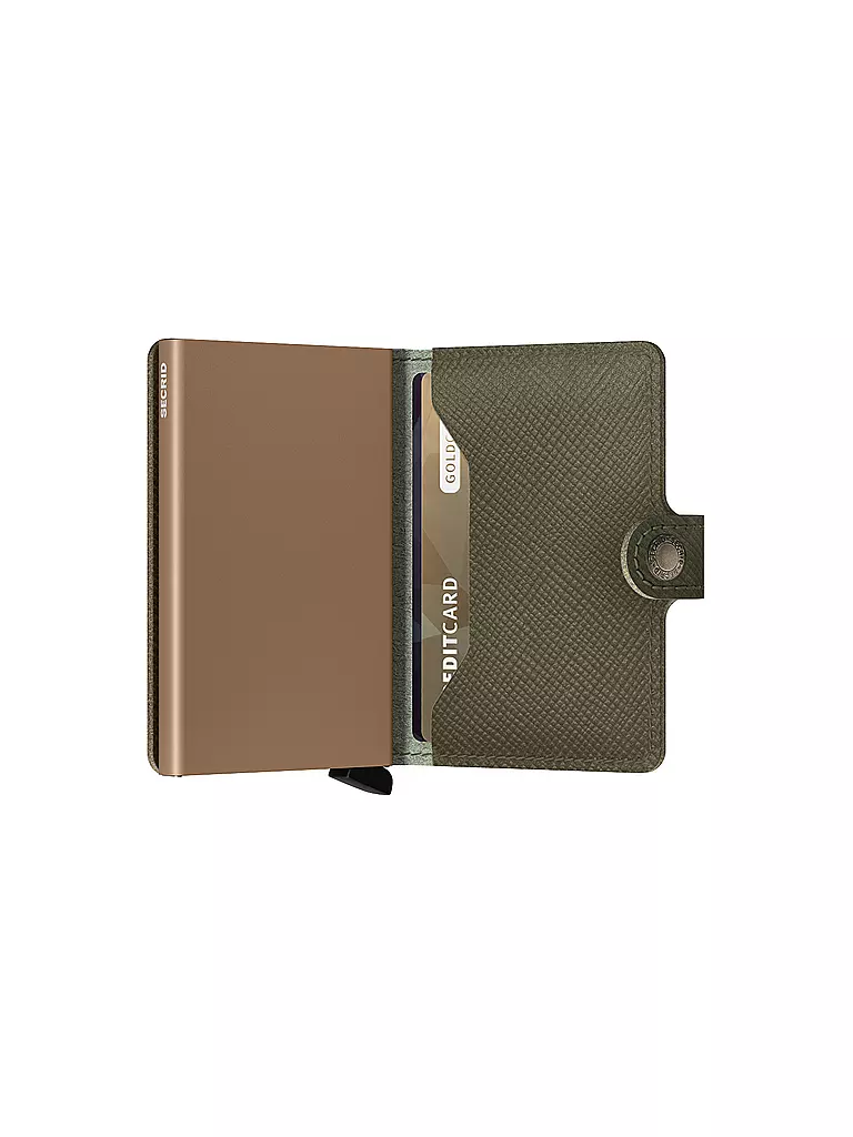SECRID | Porte-monnaie - Miniwallet Saffiano Olive | 