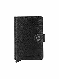 SECRID | Porte-monnaie - Miniwallet Tanné Végétal Noir/Noir | Noir