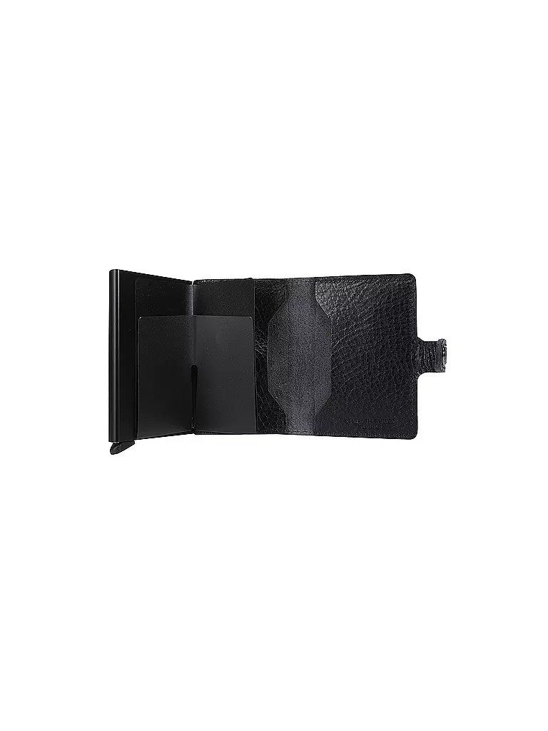 SECRID | Porte-monnaie - Miniwallet Tanné Végétal Noir/Noir | 