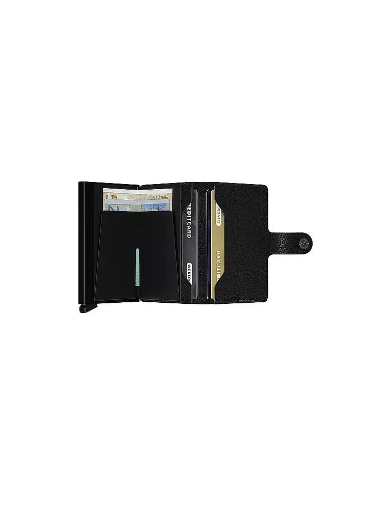 SECRID | Portefeuille - Miniwallet Crisple Mini Black | schwarz
