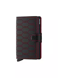 SECRID | Portefeuille - Miniwallet Fuel Perforated Noir Rouge | Noir
