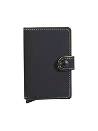 SECRID | Portefeuille - Miniwallet MATTE Mini black & ochre | Noir
