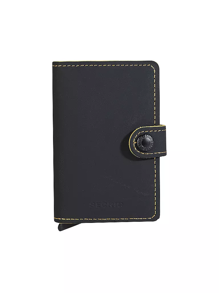 SECRID | Portefeuille - Miniwallet MATTE Mini black & ochre | schwarz