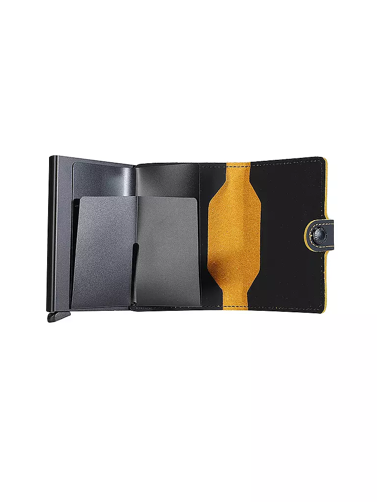 SECRID | Portefeuille - Miniwallet MATTE Mini black & ochre | schwarz