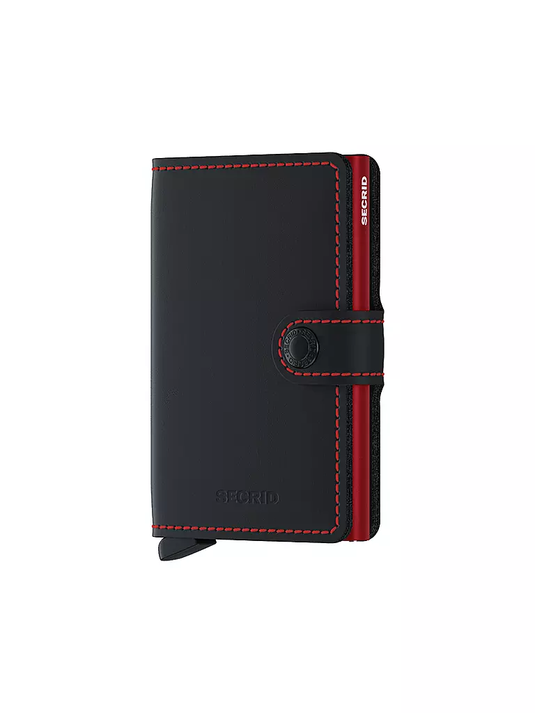 SECRID | Portefeuille - Miniwallet Matte mini Noir/Rouge | schwarz