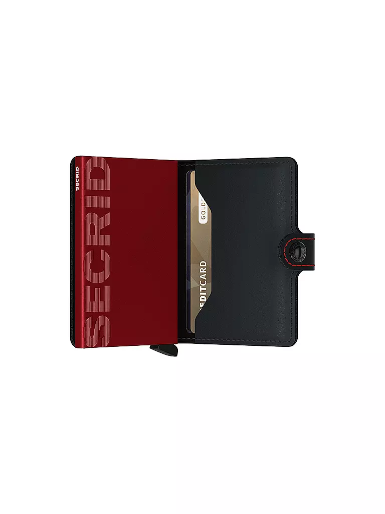 SECRID | Portefeuille - Miniwallet Matte mini Noir/Rouge | 