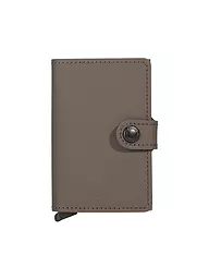 SECRID | Portefeuille - Miniwallet MATTE Mini black & ochre | Marron