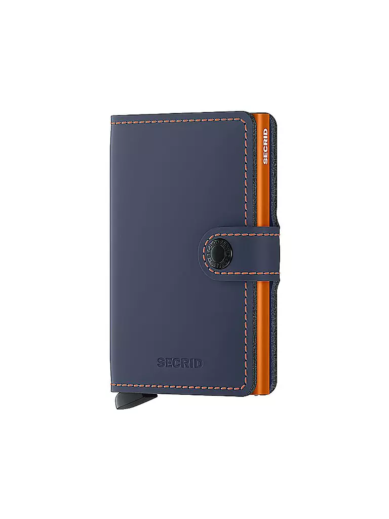 SECRID | Portefeuille - Miniwallet Matte Night Blue Orange | dunkelblau