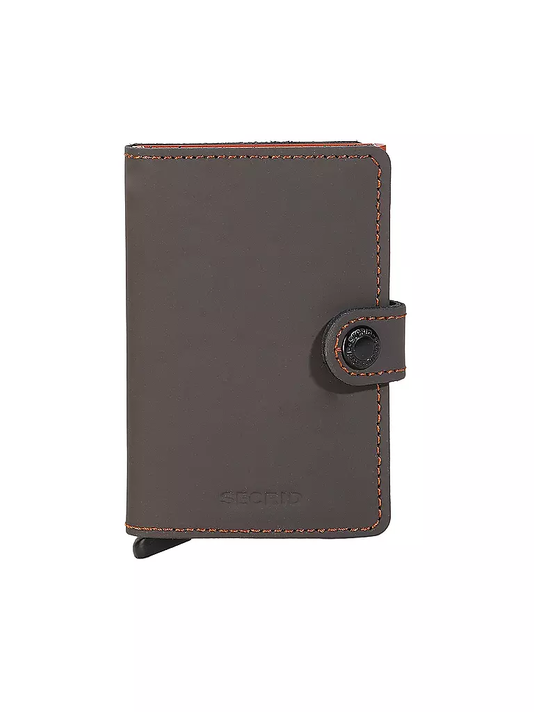 SECRID | Portefeuille - Miniwallet Matte Truffle Orange | Marron