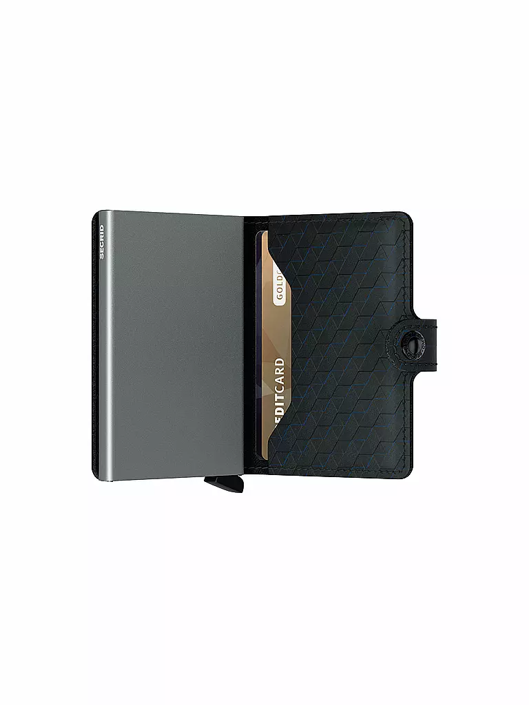SECRID | Portefeuille - Miniwallet Optical Mini Black Titanium | 