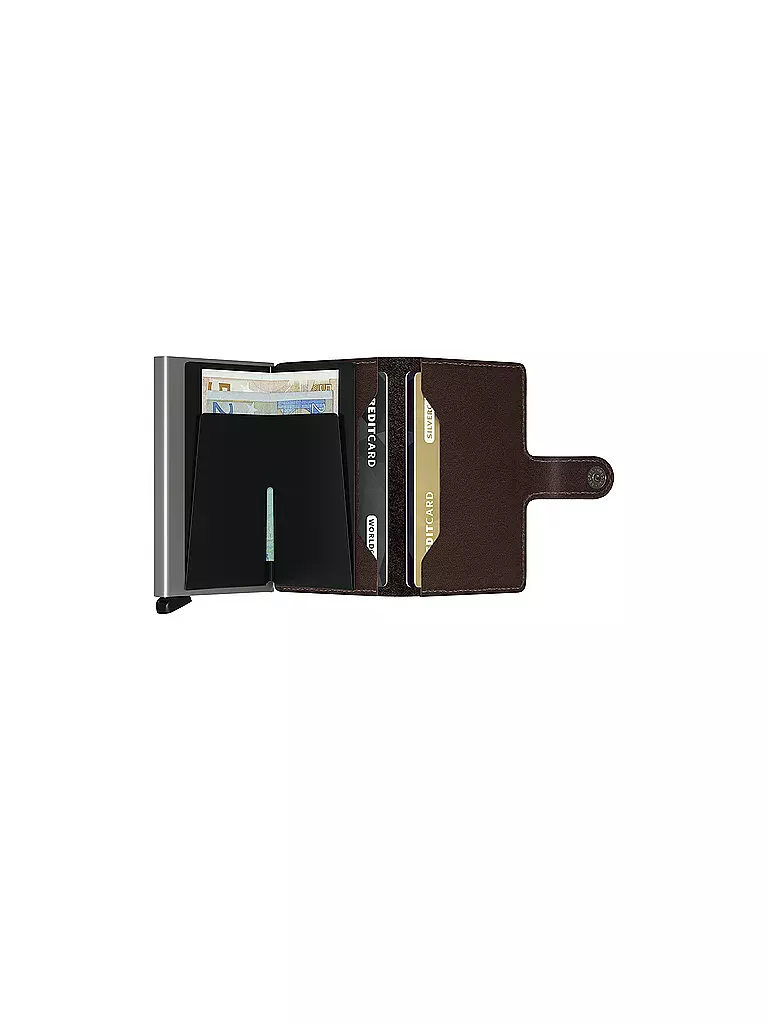 SECRID | Portefeuille - Miniwallet Original Mini Marron Foncé | braun