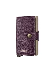SECRID | Portefeuille - Miniwallet PEBBLE MINI Grape | Rouge foncé
