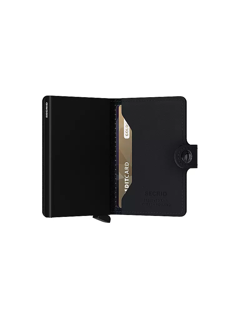 SECRID | Portefeuille - Miniwallet Perforated Mini Black | 