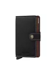 SECRID | Portefeuille - Miniwallet Saffiano Navy | Marron