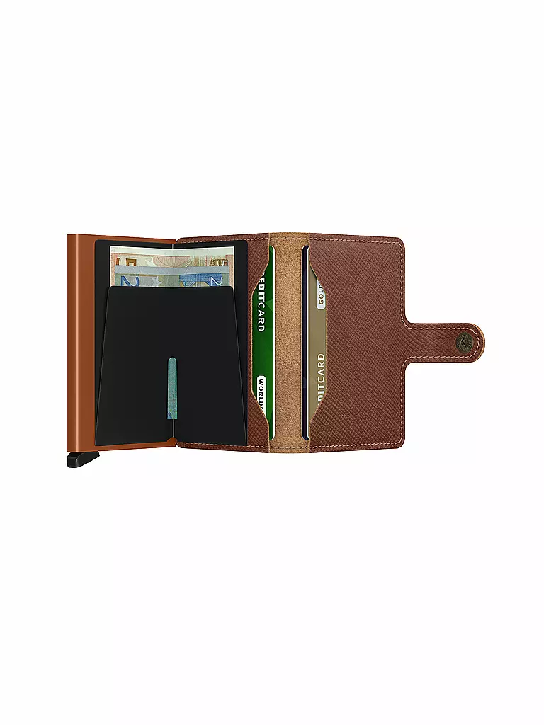 SECRID | Portefeuille - Miniwallet Saffiano Caramel | hellbraun