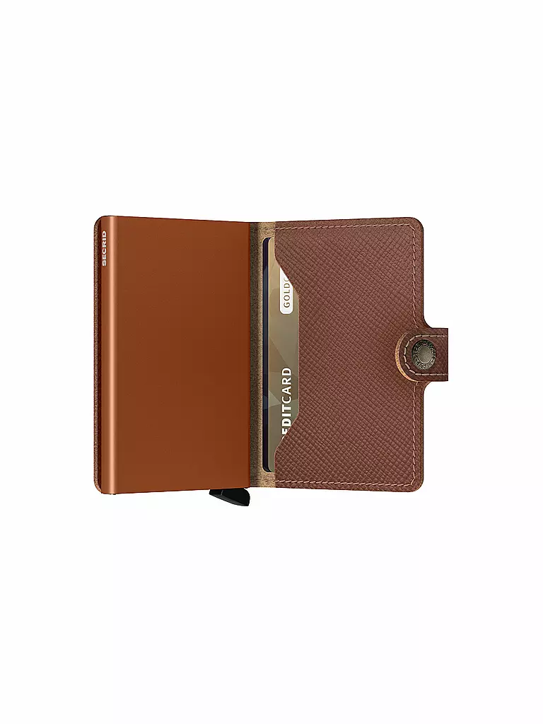 SECRID | Portefeuille - Miniwallet Saffiano Caramel | 