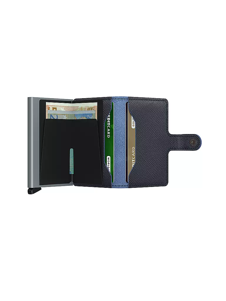 SECRID | Portefeuille - Miniwallet Saffiano Navy | blau