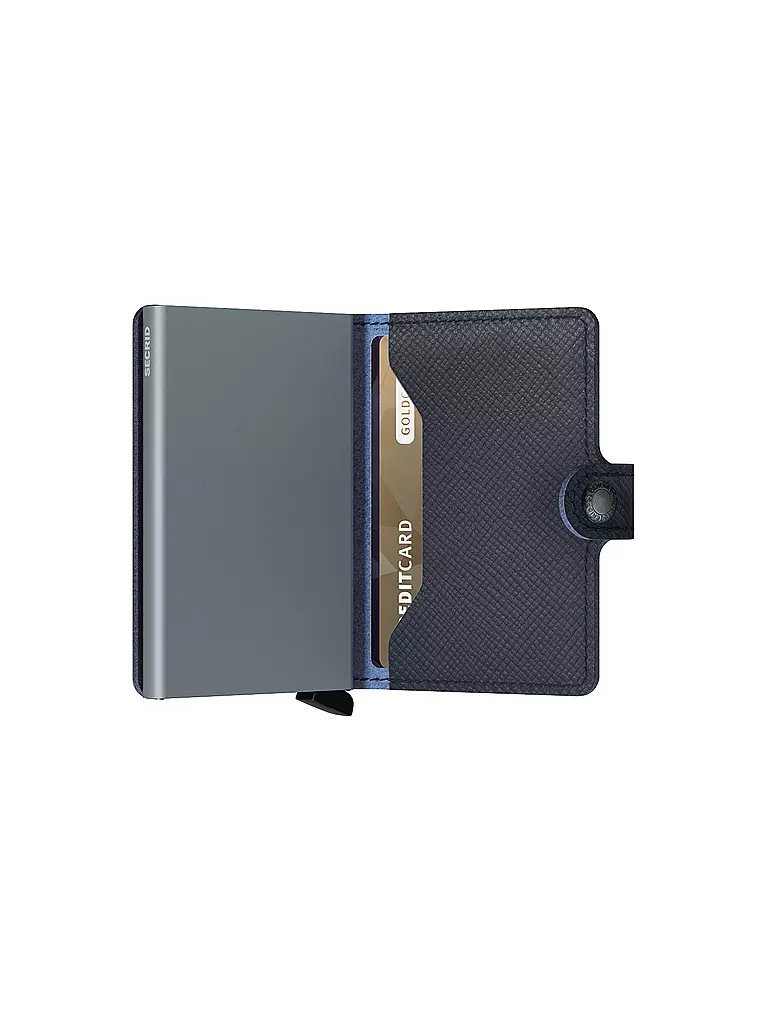SECRID | Portefeuille - Miniwallet Saffiano Navy | 