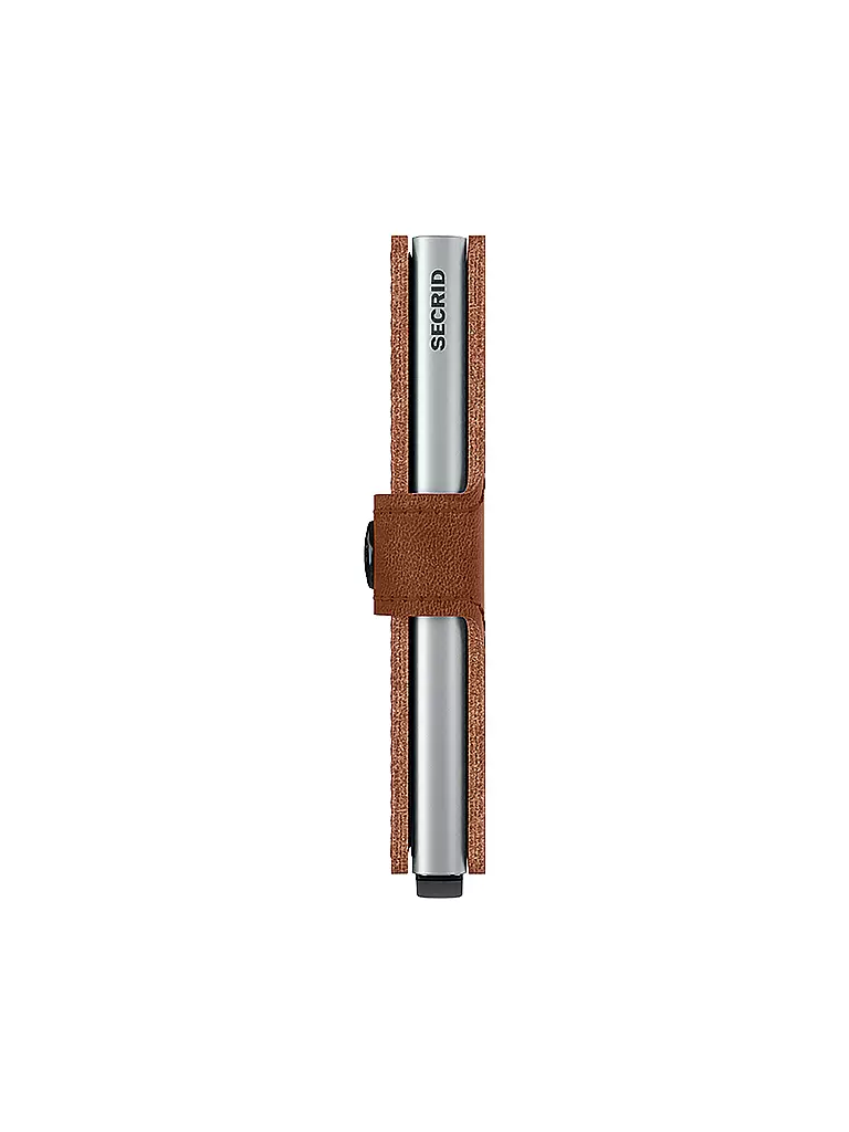 SECRID | Portefeuille - Miniwallet Vintage Mini Cognac Argent | 