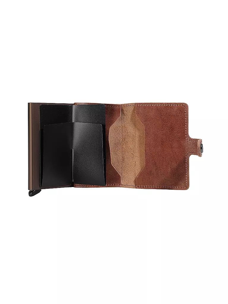 SECRID | Portefeuille - Miniwallet VINTAGE MINI Cognac Brown | 
