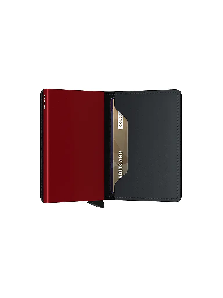 SECRID | Portefeuille - Slimwallet black & red | Noir