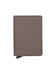 SECRID | Portefeuille SLIMWALLET MATTE Nightblue & Orange | Marron