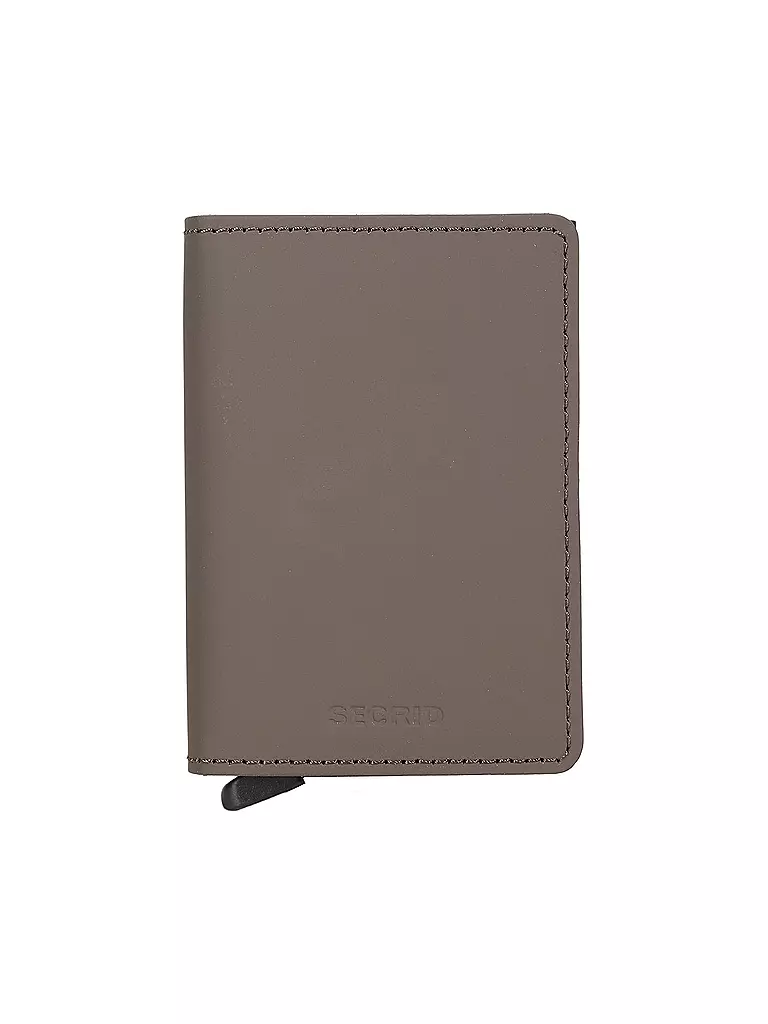 SECRID | Portefeuille - Slimwallet MATTE Mini truffe | braun