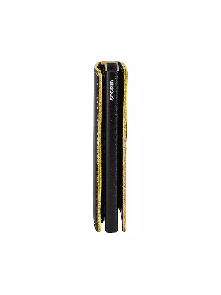 SECRID | Portefeuille - Slimwallet MATTE noir & ocre | schwarz