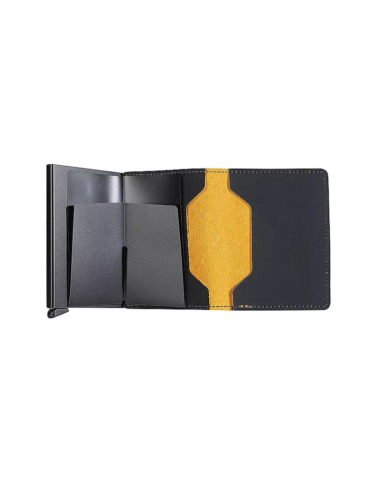 SECRID | Portefeuille - Slimwallet MATTE noir & ocre | 