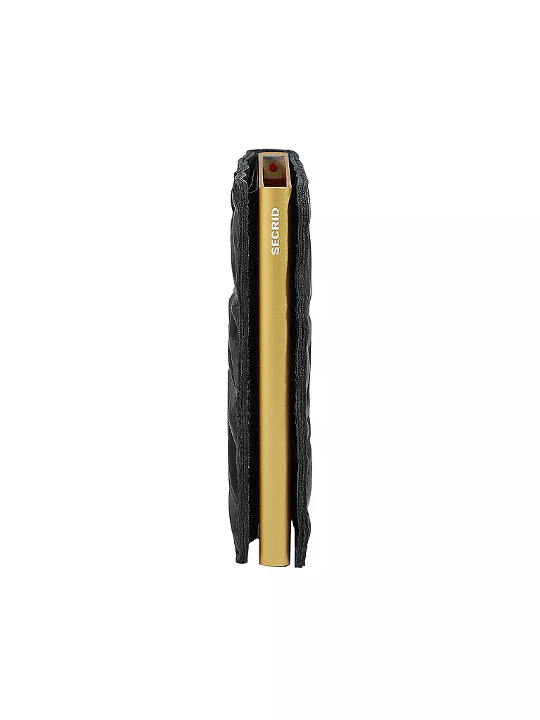 SECRID | Portefeuille - Slimwallet noir doré | schwarz