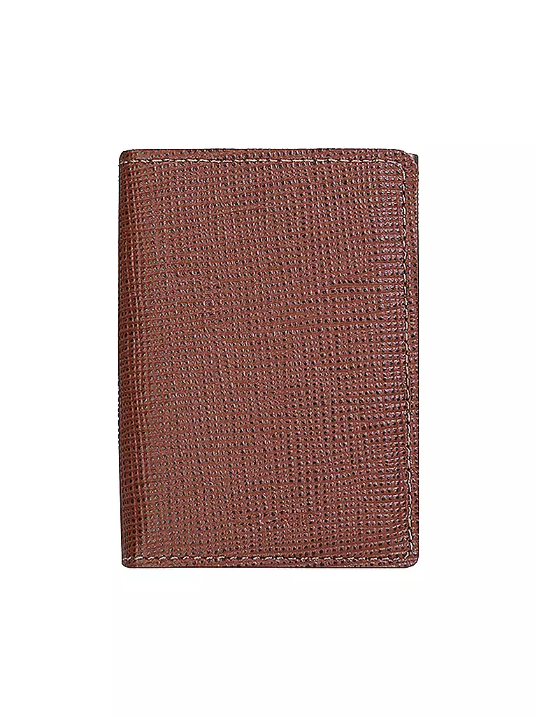 SECRID | Portefeuille - Slimwallet Saffiano Caramel | braun
