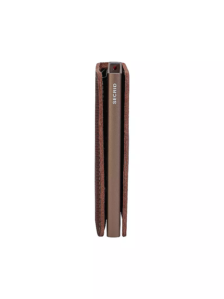 SECRID | Portefeuille - Slimwallet Saffiano Caramel | braun