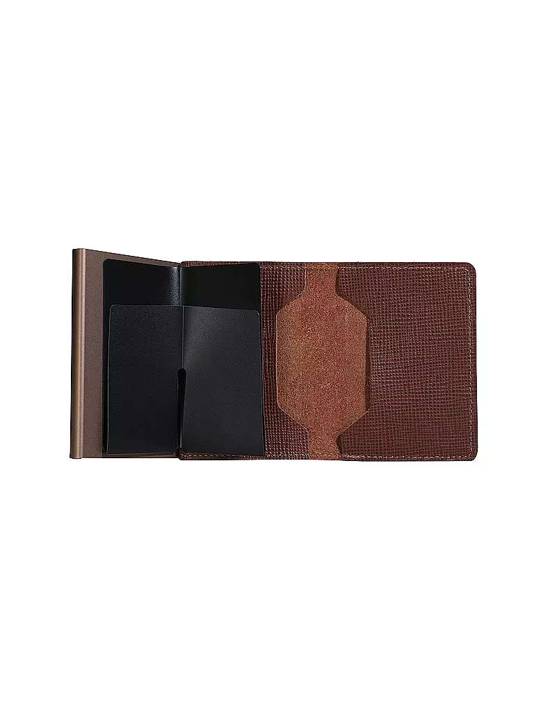 SECRID | Portefeuille - Slimwallet Saffiano Caramel | 