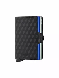 SECRID | Portefeuille - Twinwallet Optical Twin Titanium Blue | Bleu foncé