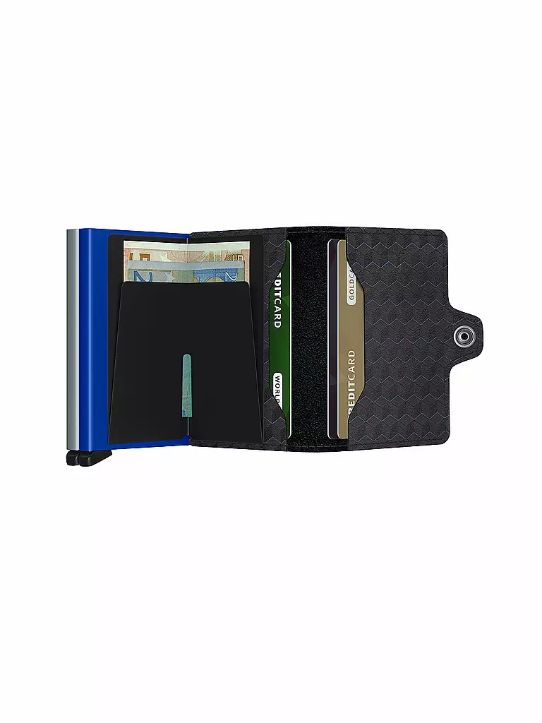 SECRID | Portefeuille - Twinwallet Optical Twin Titanium Blue | dunkelblau