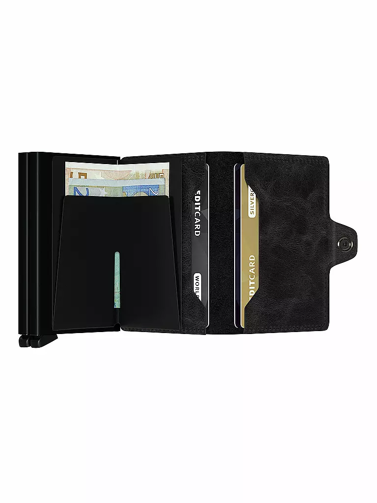 SECRID | Portefeuille - Twinwallet Vintage Twin Noir | schwarz