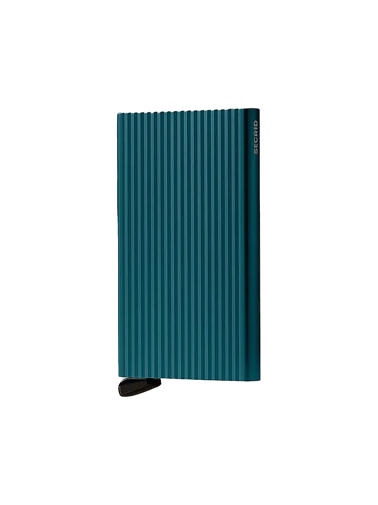 SECRID | Portefeuille PREMIUM CARDPROTECTOR + FLUTED Teal | petrol