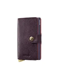 SECRID | Portefeuille PREMIUM MINIWALLET Olive | Rouge foncé