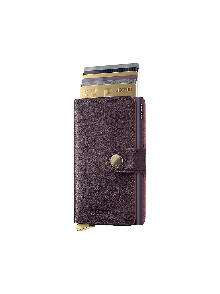 SECRID | Portefeuille PREMIUM MINIWALLET Bordeaux | 