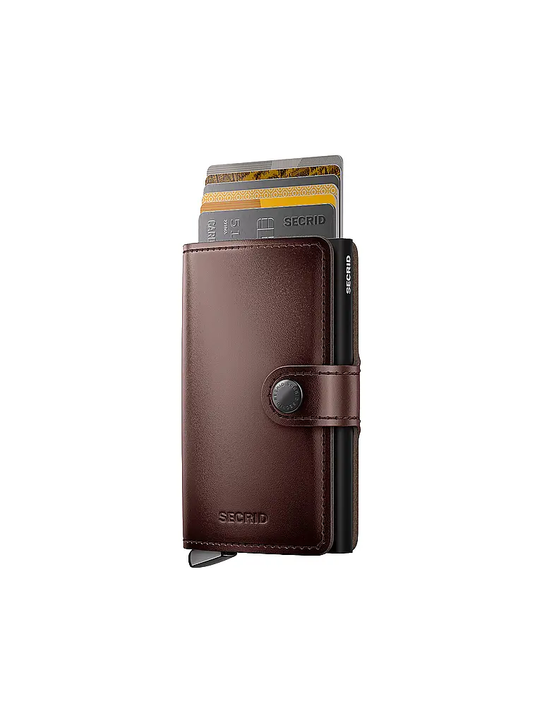 SECRID | Portefeuille PREMIUM MINIWALLET DUSK Marron foncé | 